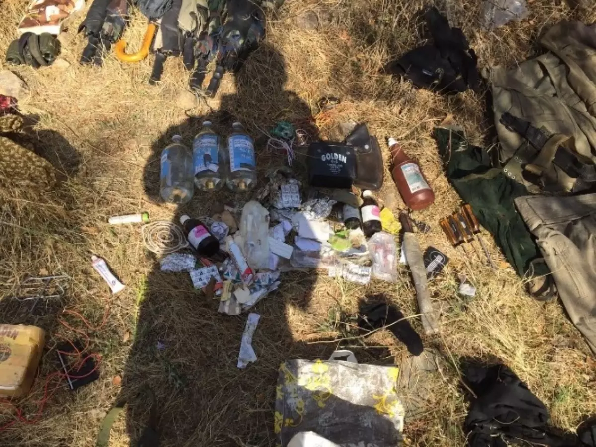 Bingöl\'de PKK\'ya Ait Yaşam Malzemeleri Ele Geçirildi