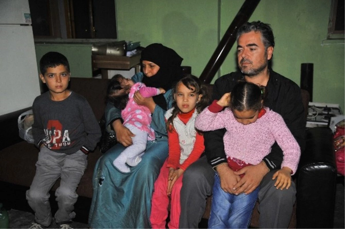 Evleri Küle Dönen Dört Çocuklu Suriyeli Aile Evsiz Kaldı