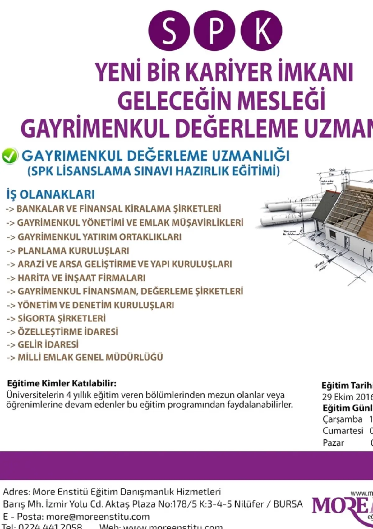 Gayrimenkul Değerleme Uzmanlığı Eğitimi