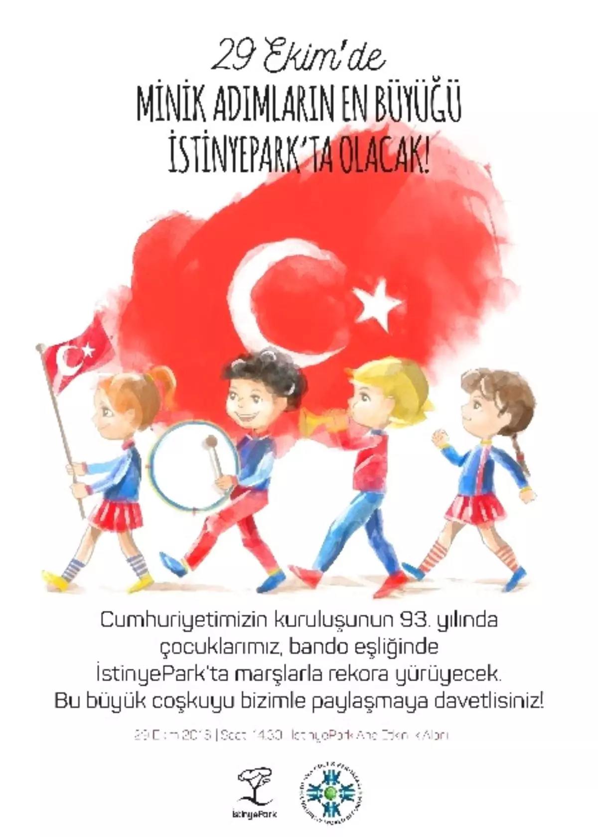 İstinyepark\'ta Rekor Katılımlı \'Cumhuriyet Bayramı\' Yürüyüşü