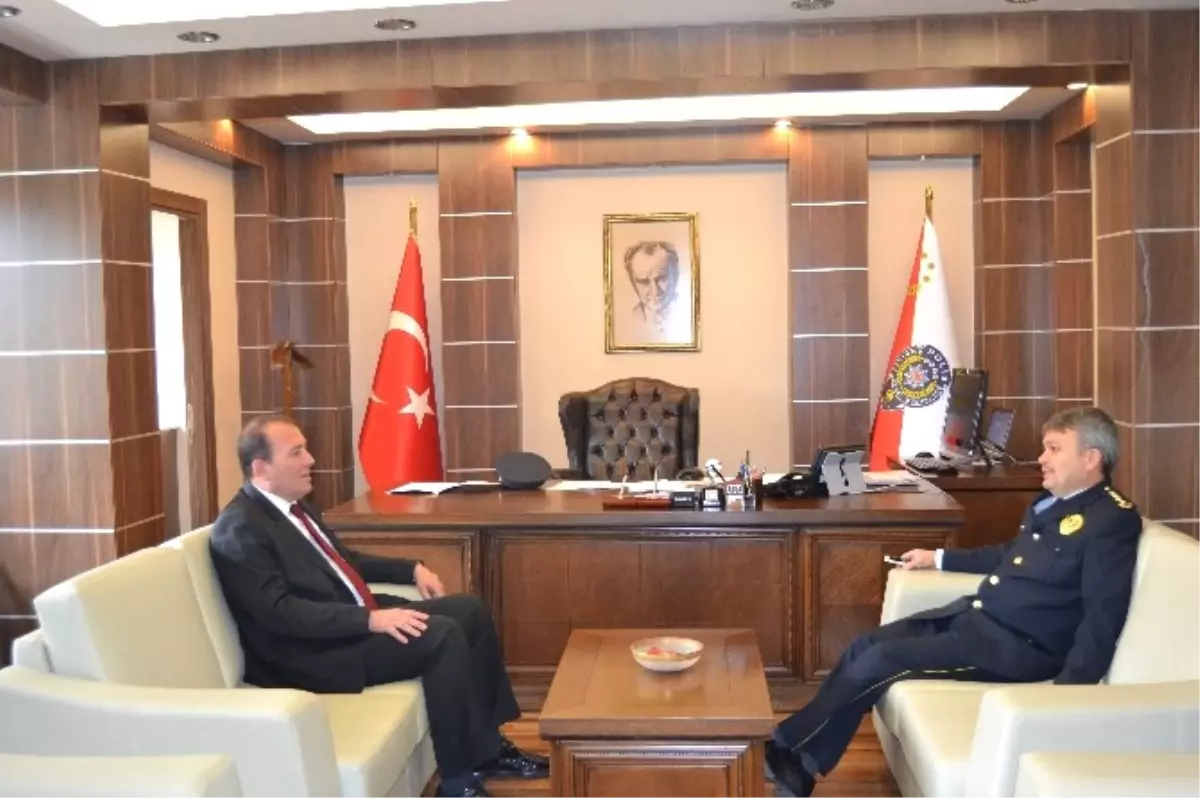 Karacan\'dan İl Emniyet Müdürü Şahin\'e Ziyaret