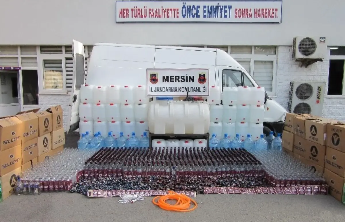 Mersin\'de Sahte İçkiye Geçit Yok