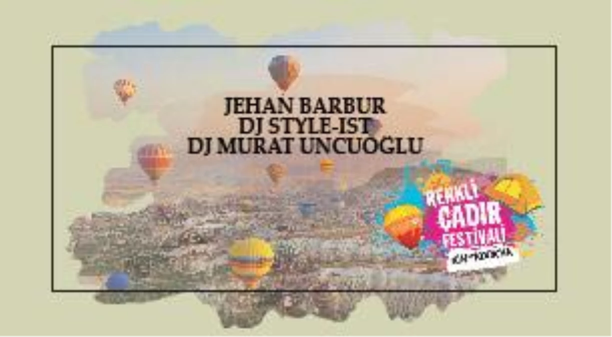 Renkli Çadır Festivali/kapadokya