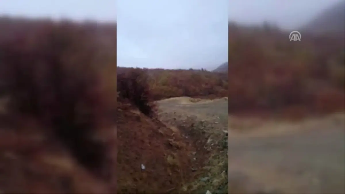 1 Ton Amonyum Nitrat Kontrollü Patlatıldı