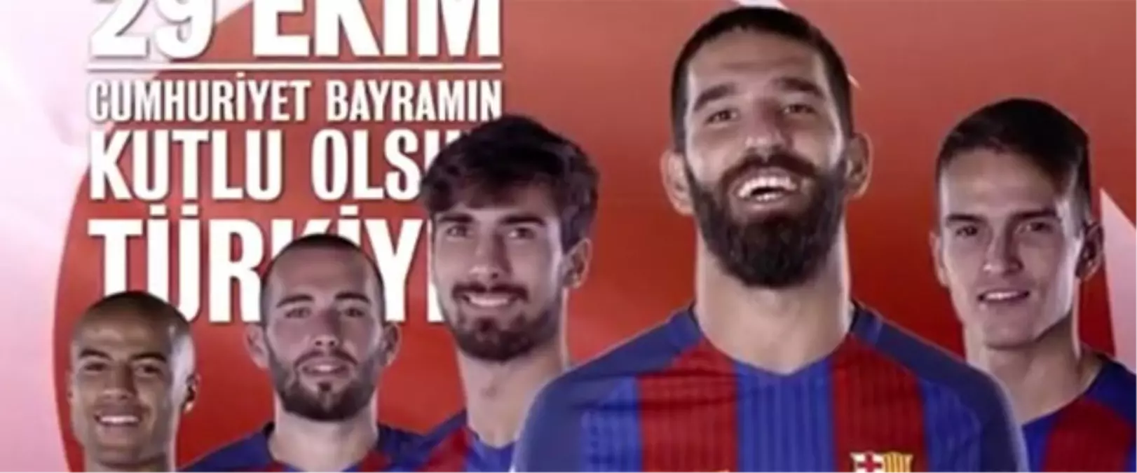 Barcelona\'dan 29 Ekim Mesajı