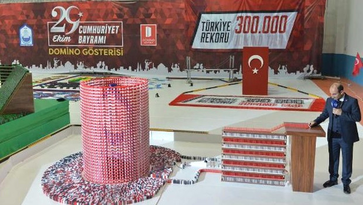Bursa Cumhuriyet Bayramında Kareografi Rekoru Kırıldı