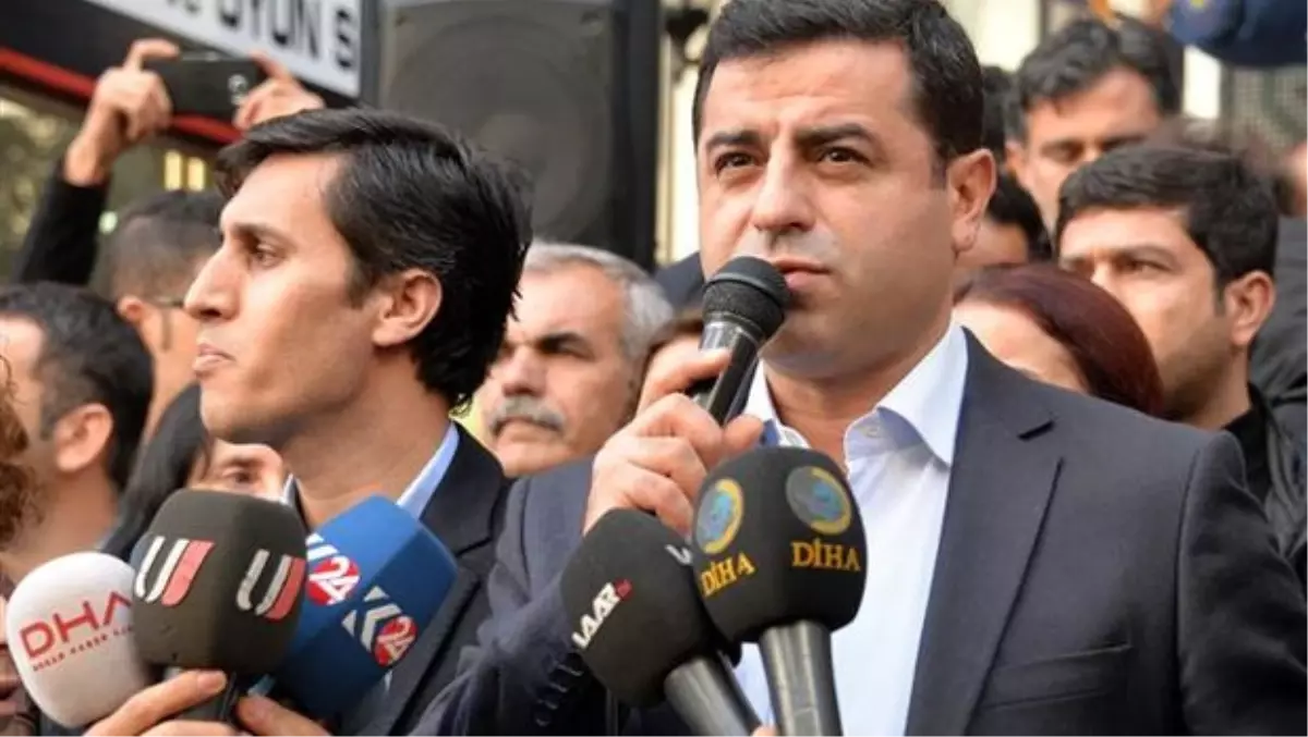 Demirtaş: PKK\'ya Para Gönderildiğine Dair Savcının Elinde Belge Yok