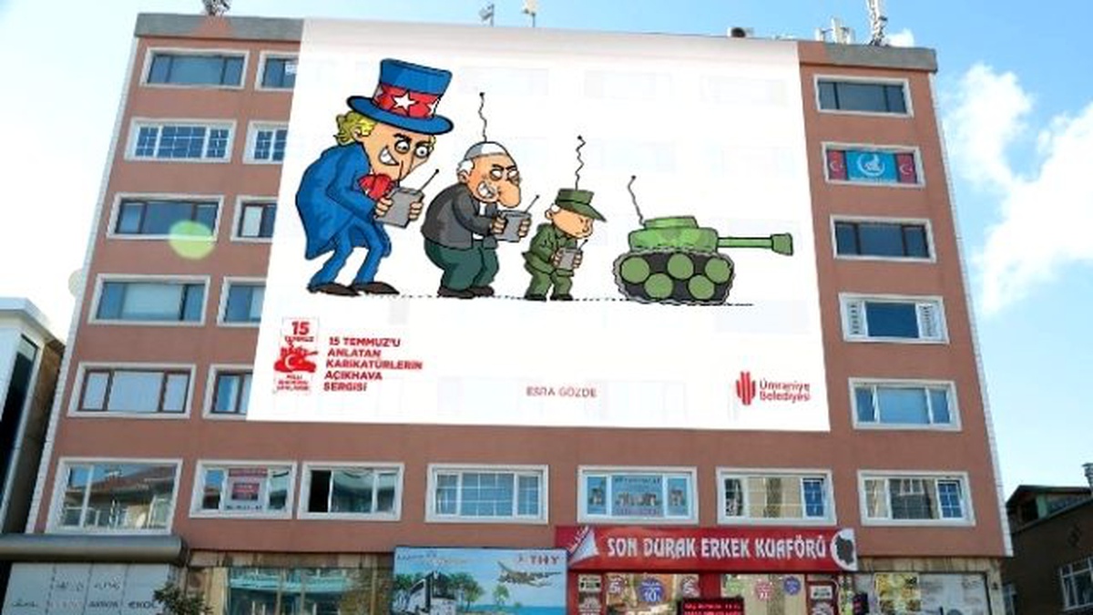 Dünyanın En Büyük Karikatür Sergisi Ümraniye\'de Açıldı
