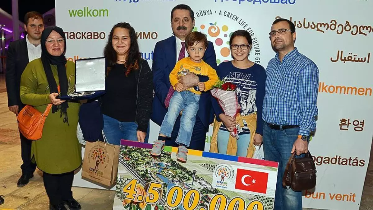 Expo\'yu 4,5 Milyon Kişi Ziyaret Etti"