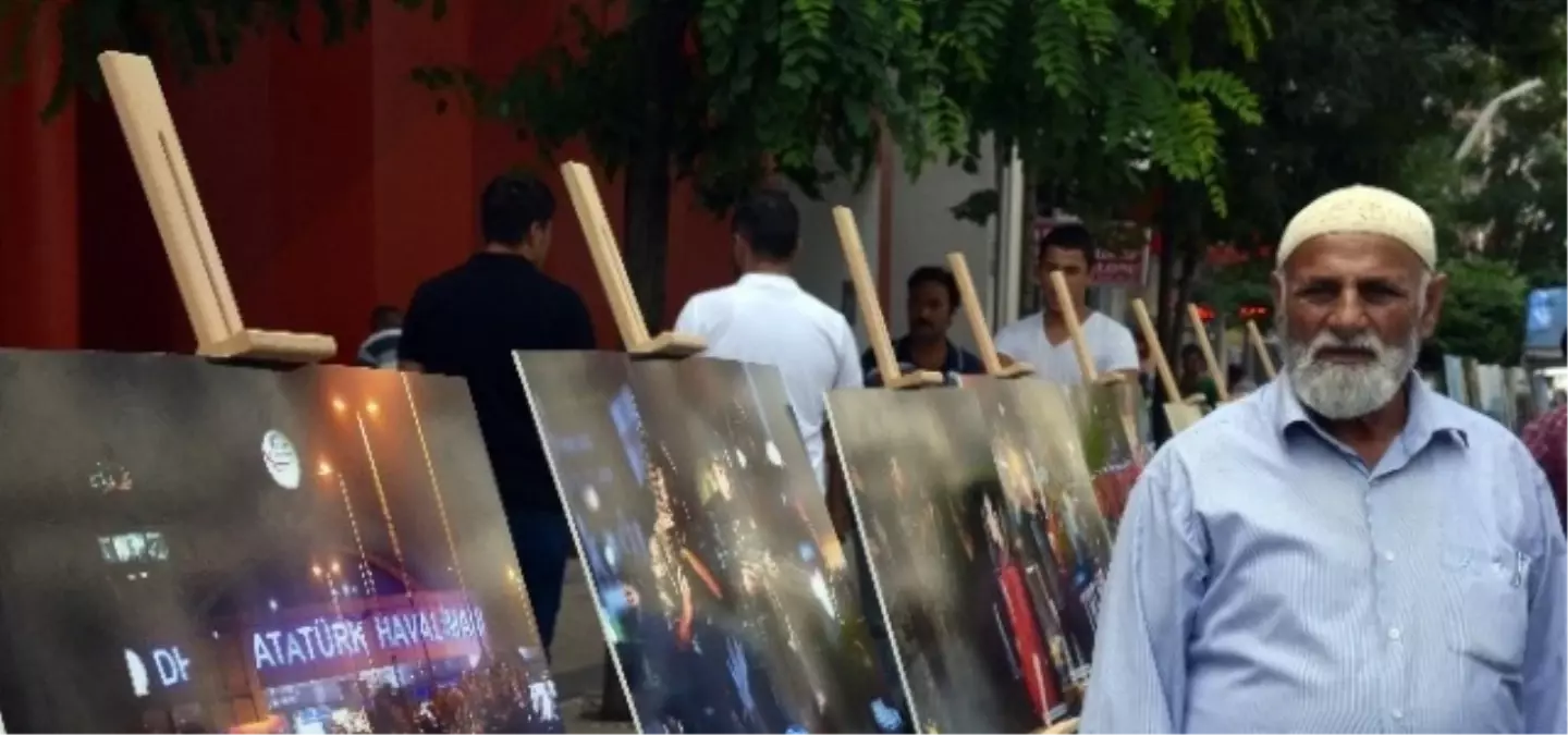 Muş\'ta "15 Temmuz" Resim Sergisi