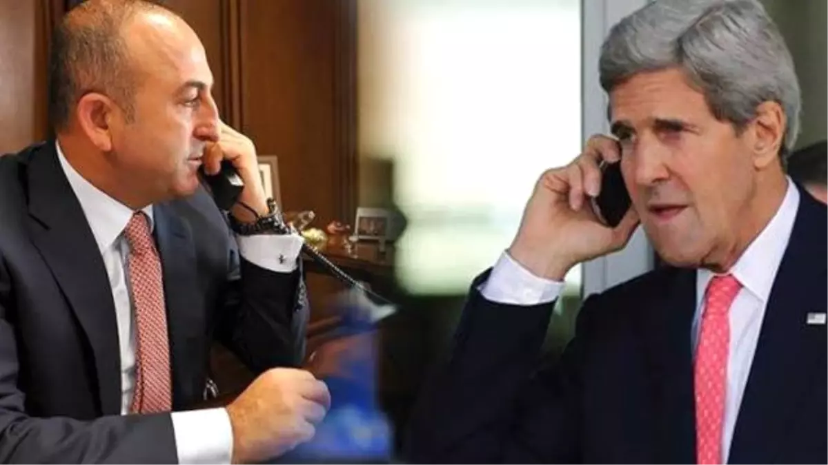 Bakan Çavuşoğlu, ABD\'nin Uyarısı Üzerine John Kerry ile Görüştü