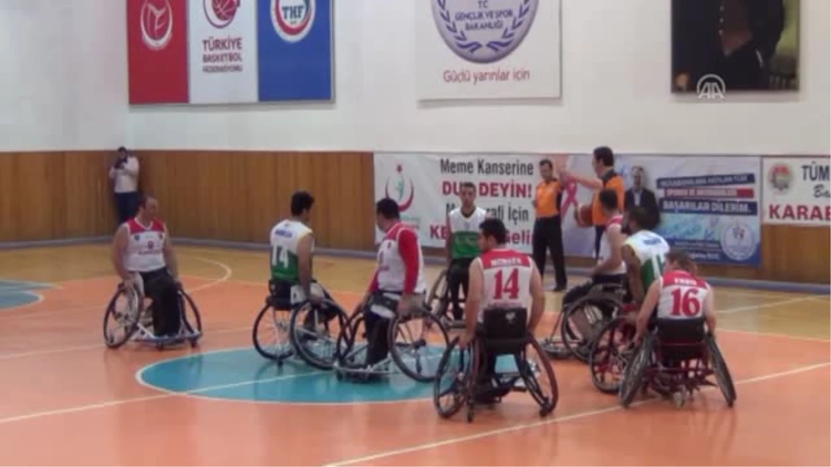 Tekerlekli Sandalye Basketbol Süper Ligi - Kardemir Karabükspor: 63 - Elig Avukat Bürosu Engelli...