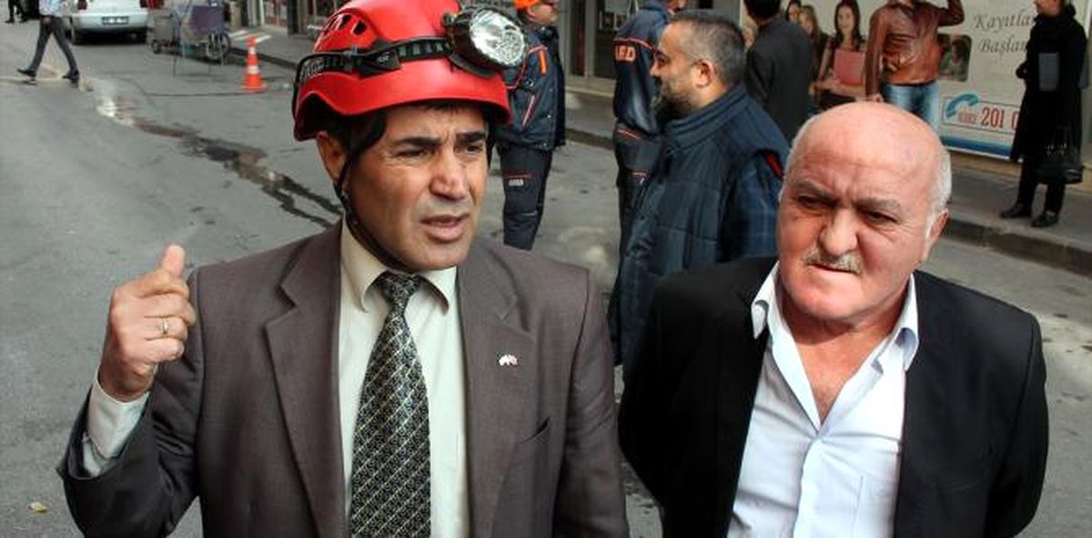 Aksaray\'da Iş Merkezinde Sarsıntı Nedeniyle Inceleme