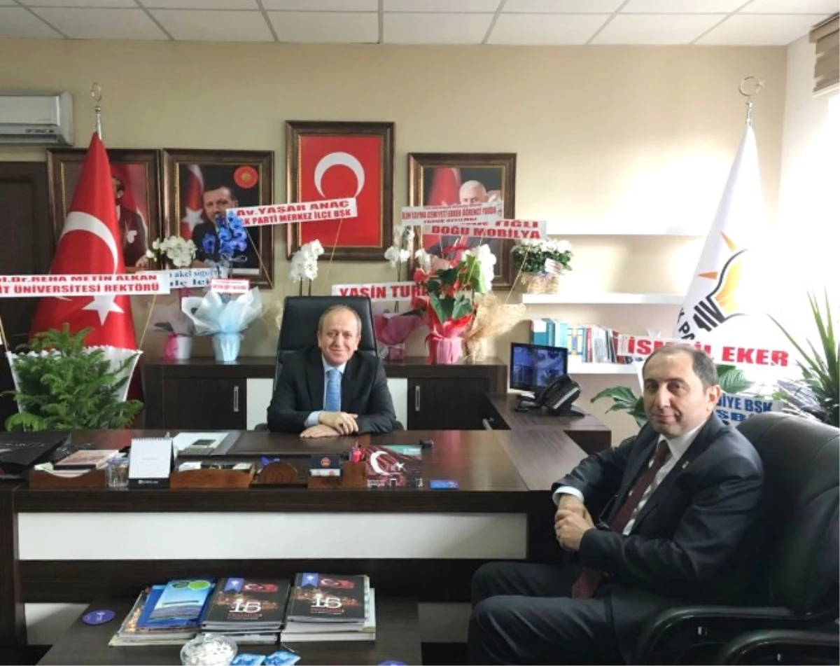 Alkan\'dan AK Parti İl Başkanı Karadağ\'a Ziyaret