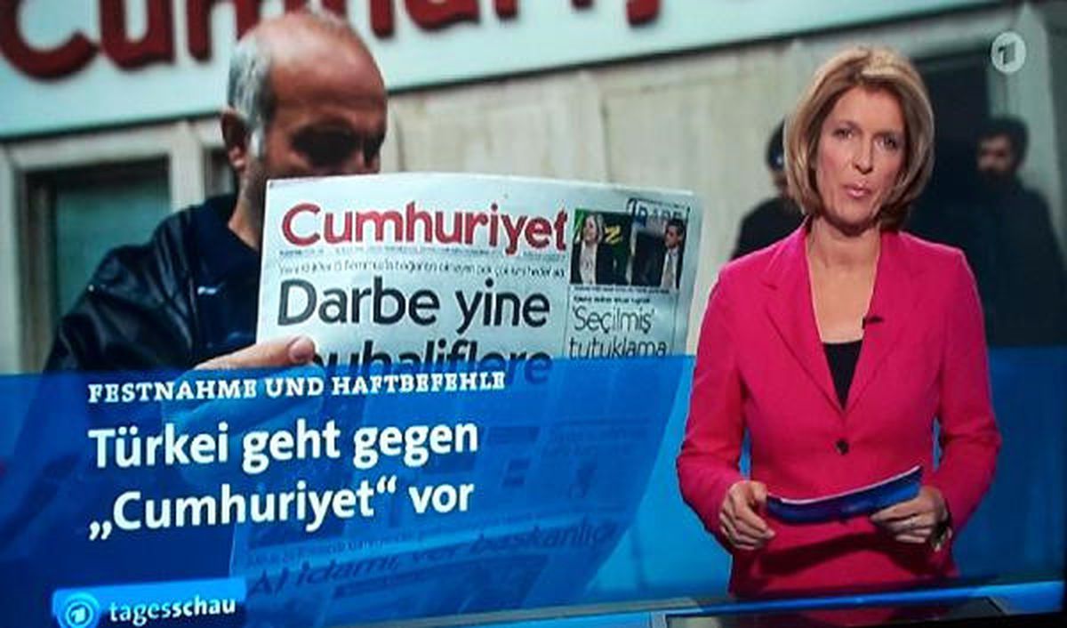 Cumhuriyet Gazetesine Operasyon Alman Devlet Televizyonunda