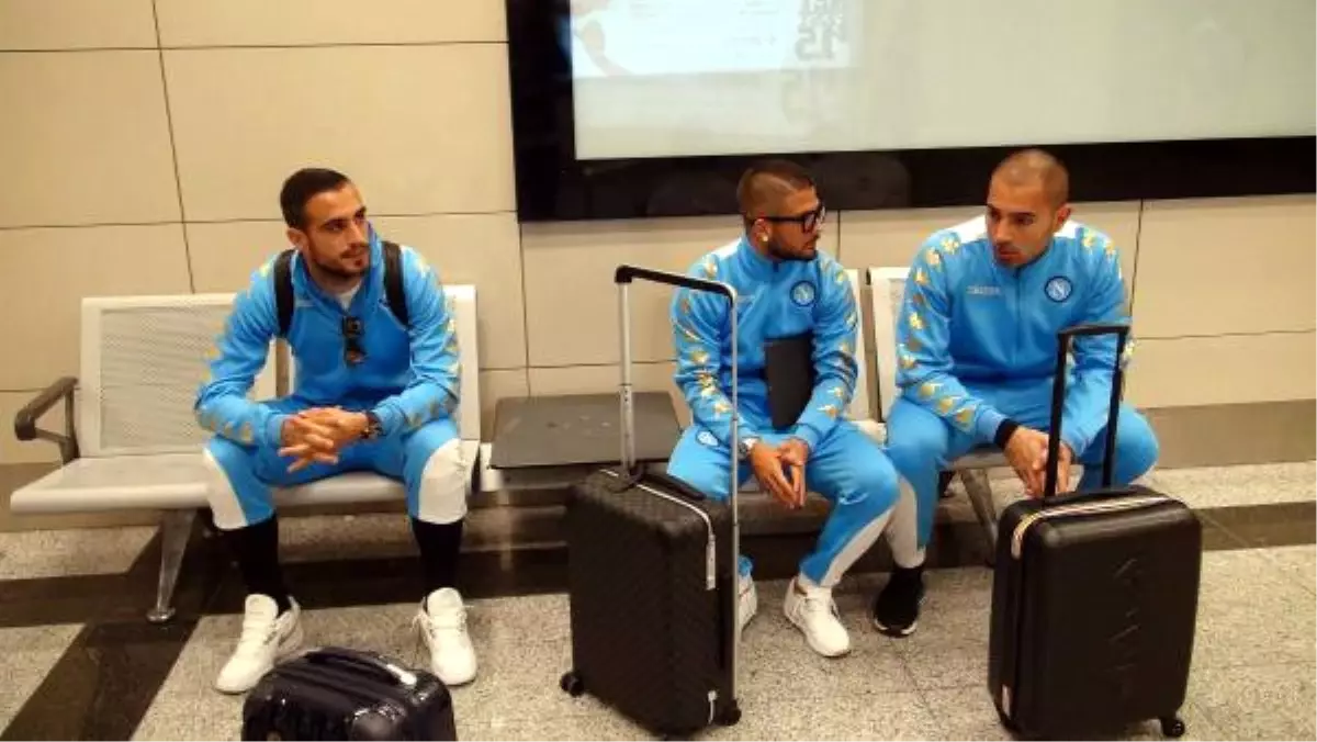 İtalyan Napoli Ekibi İstanbul\'a Geldi