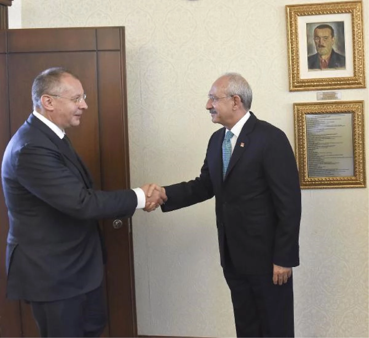 Kılıçdaroğlu, Pes Başkanı Stanişev\'le Görüştü