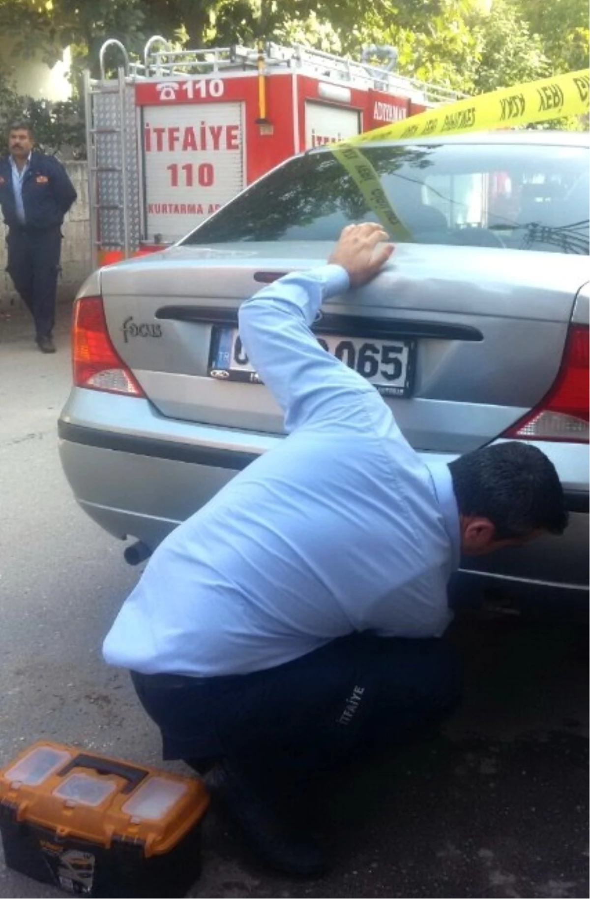 Otomobildeki Gaz Kaçağı Korkuttu