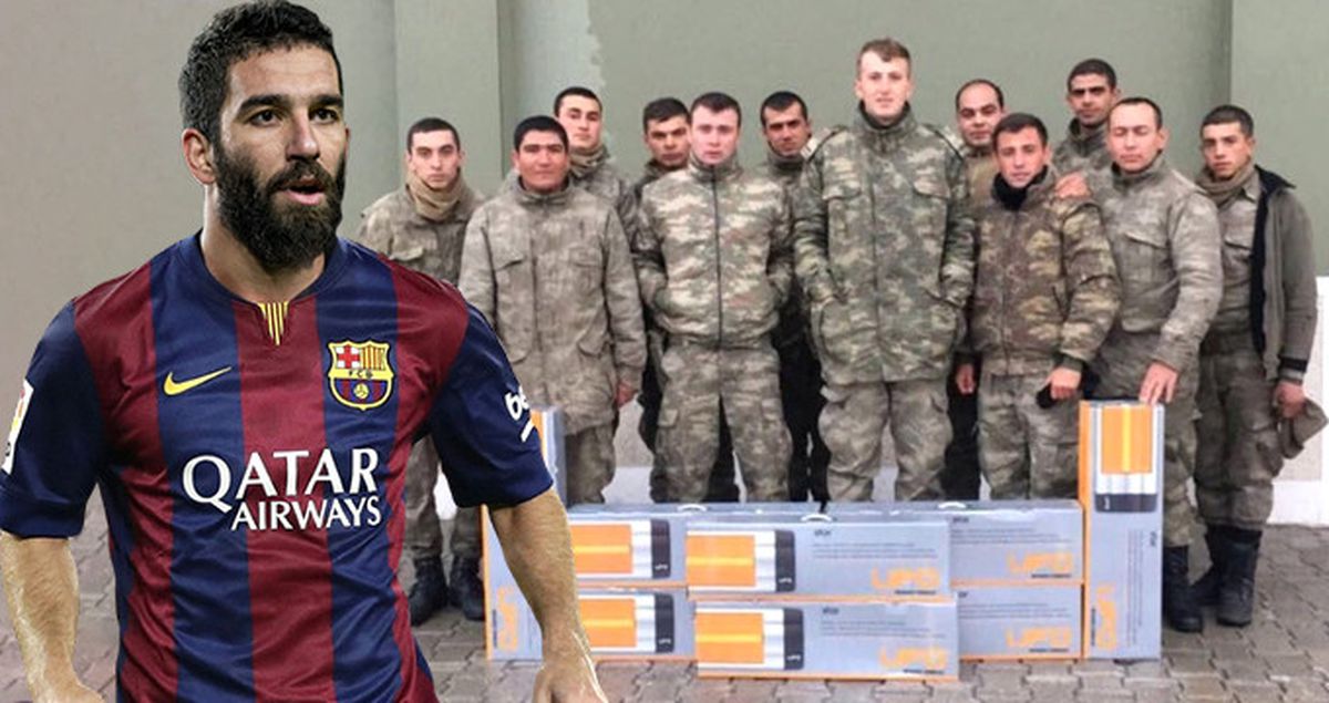 Arda Turan, Üşüyen Askerlere Isıtıcı Gönderdi