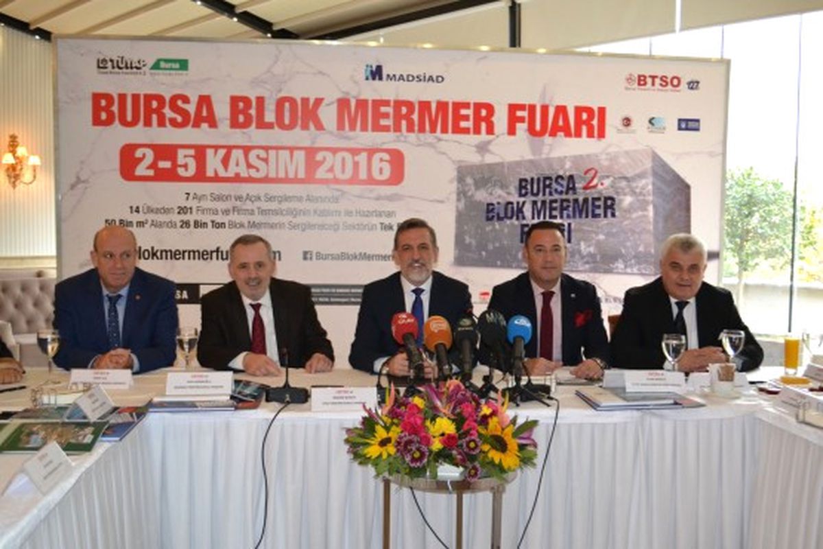 Bursa 2. Blok Mermer Fuarı Bursa\'da Başlıyor
