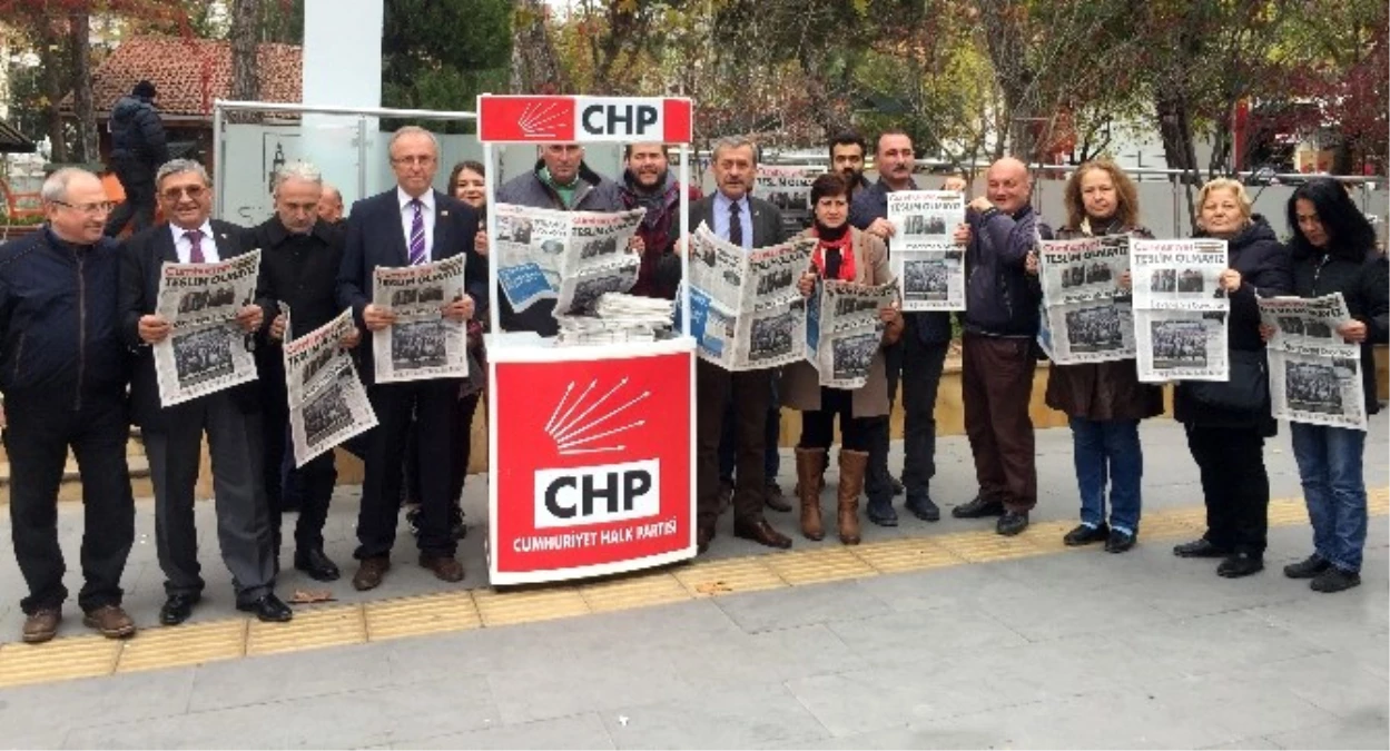CHP Bilecik İl Teşkilatından Cumhuriyet Gazetesi\'ne Yönelik Operasyona Tepki