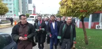 Gaziantep'te Avukatlardan Adliyeye 'Taziye' Ziyareti