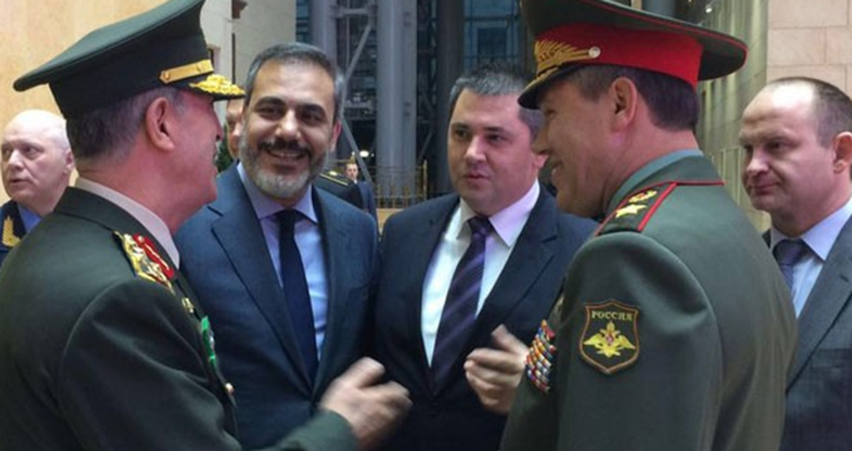 Genelkurmay Başkanı Org. Hulusi Akar ve MİT Müsteşarı Hakan Fidan Moskova'da