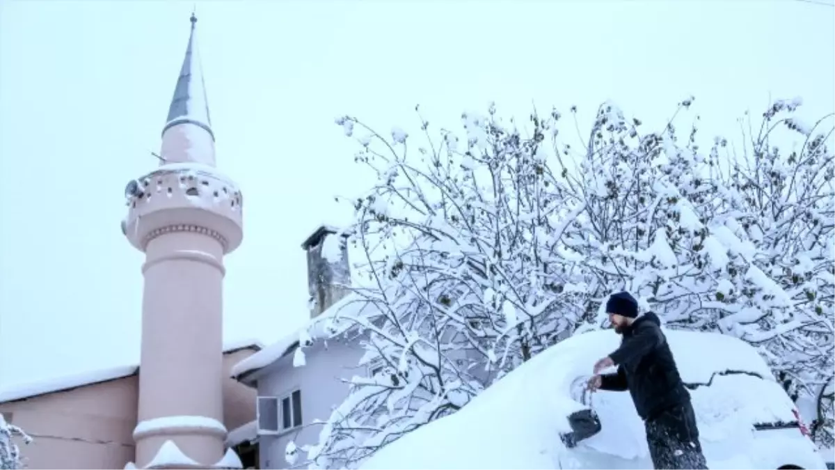 Kastamonu\'da Kar Yağışı