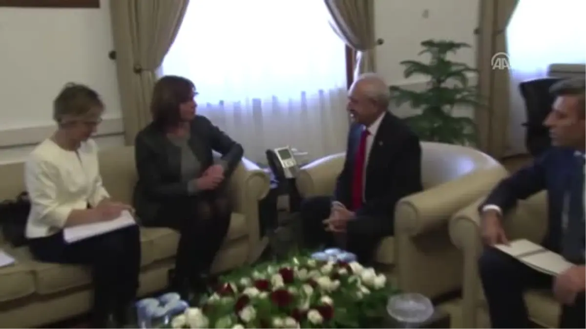 Kılıçdaroğlu, AP Yeşiller Grubu Başkanı Rebecca Harms Ile Görüştü