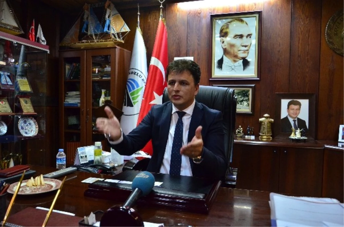 Kozlu Belediye Başkanı Ertan Şahin, Projeleri Değerlendirdi