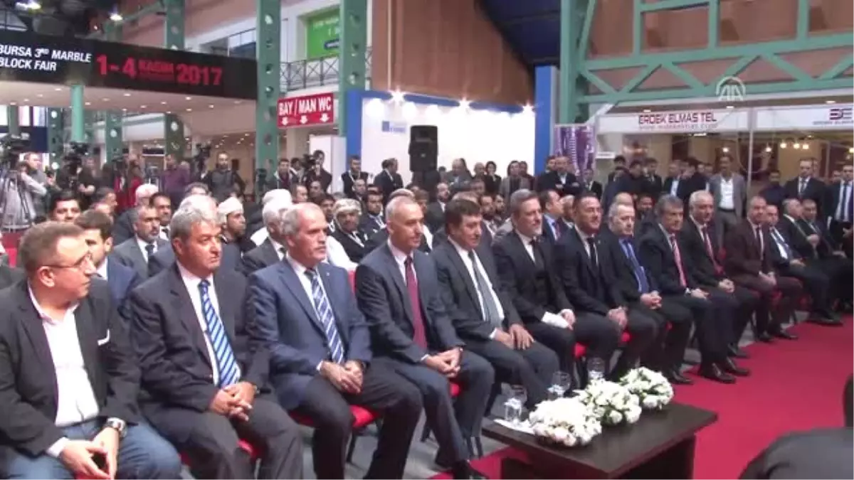 2. Bursa Blok Mermer Fuarı" Açıldı