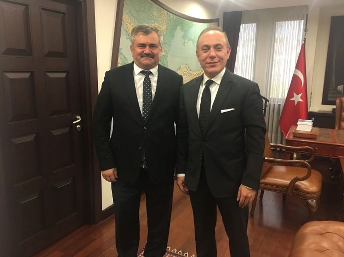 Çaturoğlu, Oyak Genel Müdürü Erdem ile Görüştü
