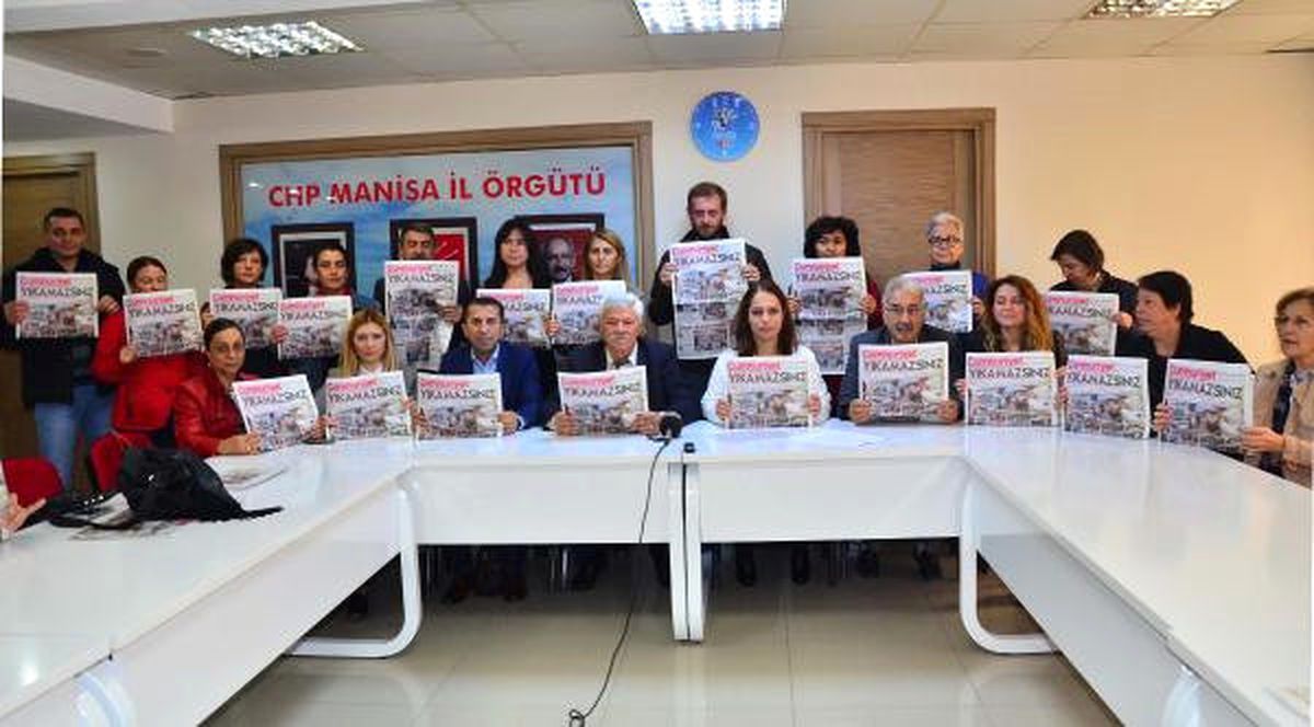 CHP Manisa\'dan \'Cumhuriyet\'e Operasyona Tepki