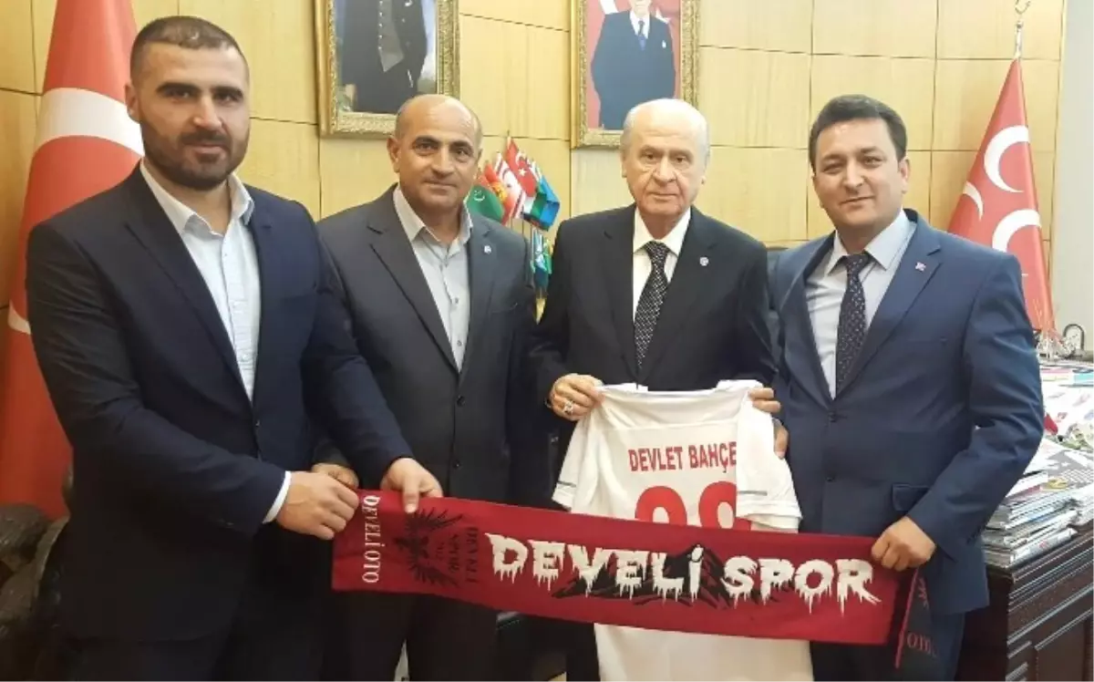 MHP Develi İlçe Başkanı Ali Kabak, MHP Liderini Ziyaret Etti