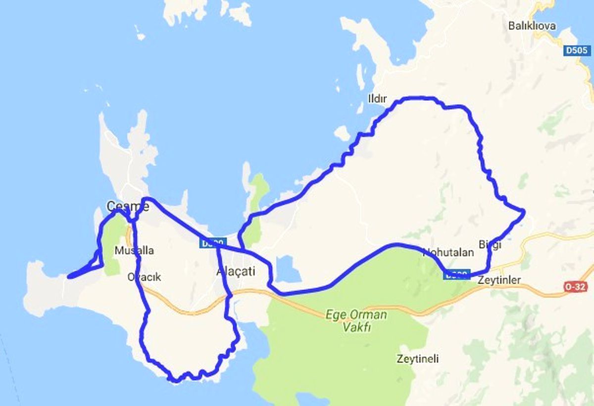 Bini Aşkın Bisikletsever Çeşme\'de Buluşacak