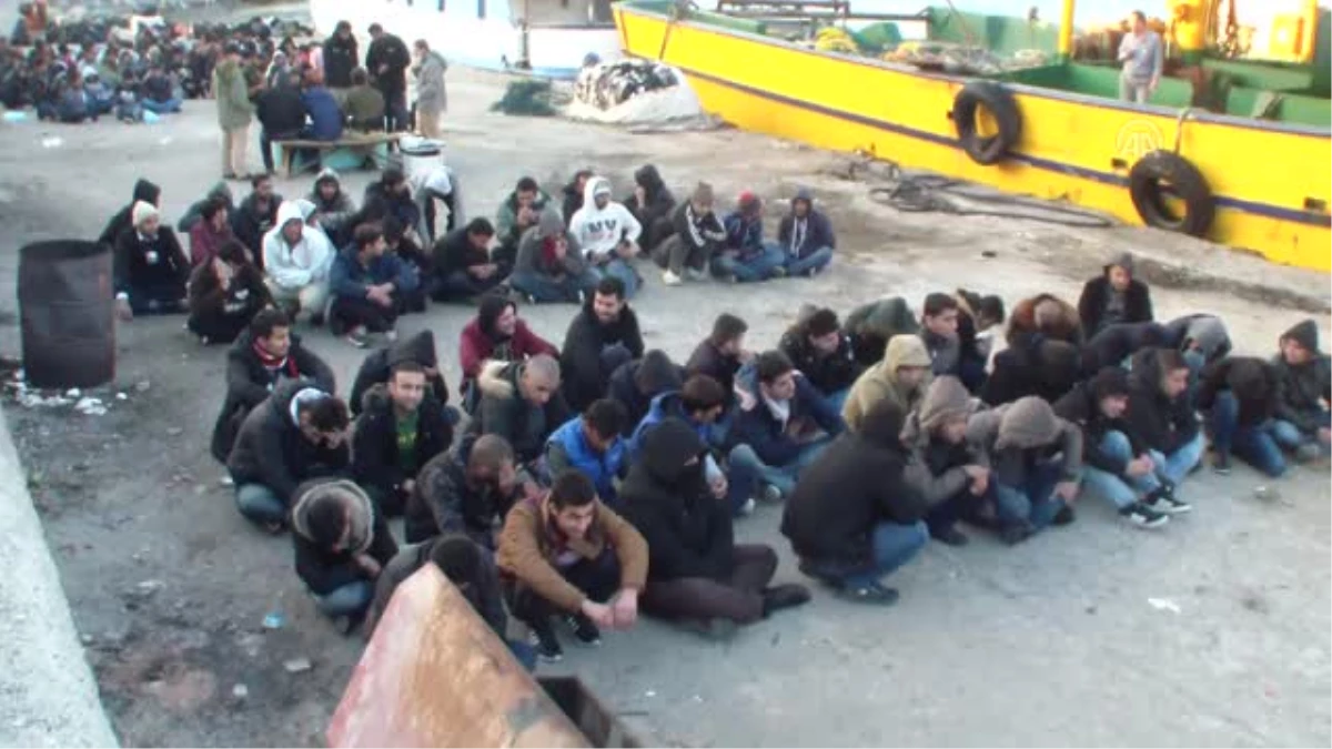 Bozcaada\'da 181 Kaçak Göçmen Yakalandı - Çanakkale