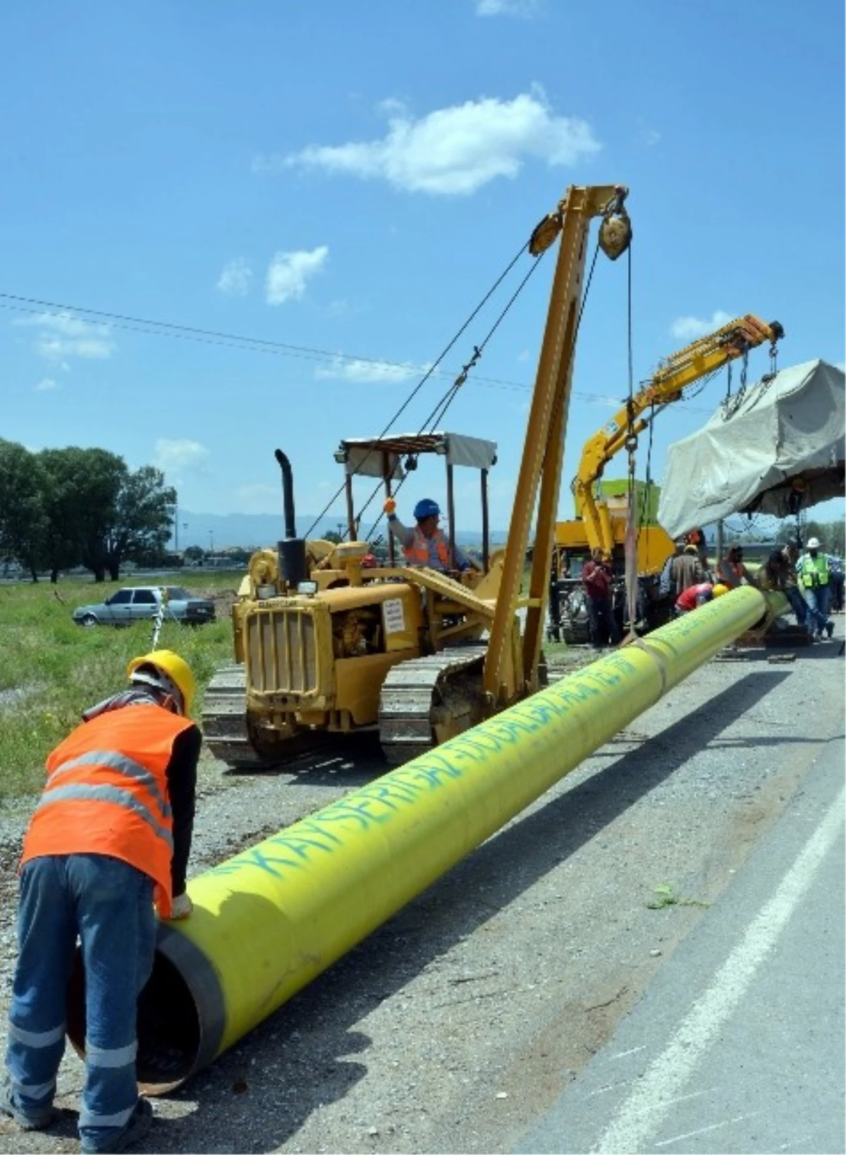 Bünyan\'da Doğalgaz Çalışmaları Sona Yaklaştı