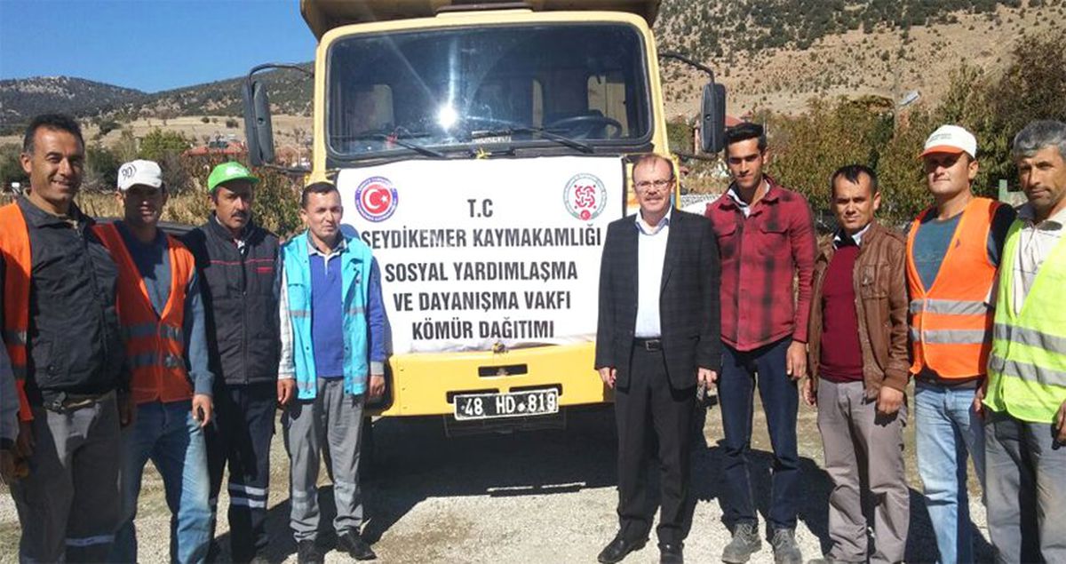 Seydikemer de kömür dağıtımına başlandı