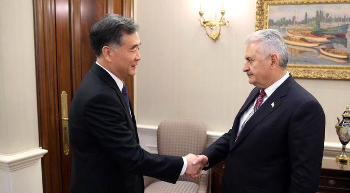 Başbakan Yıldırım, Çin Başbakan Yardımcısı Yang\'ı Kabul Etti