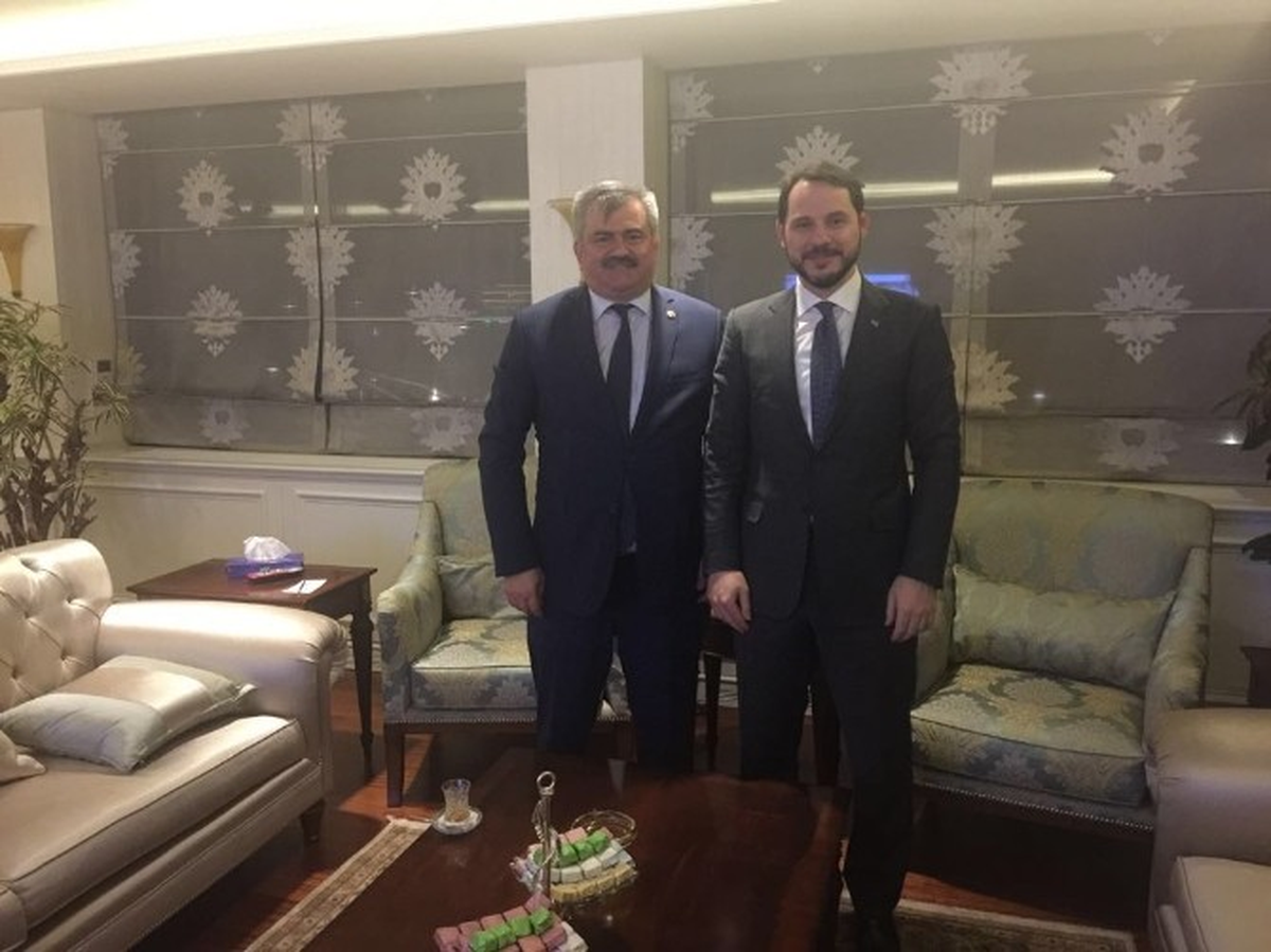 Çaturoğlu, Albayrak ile Görüştü