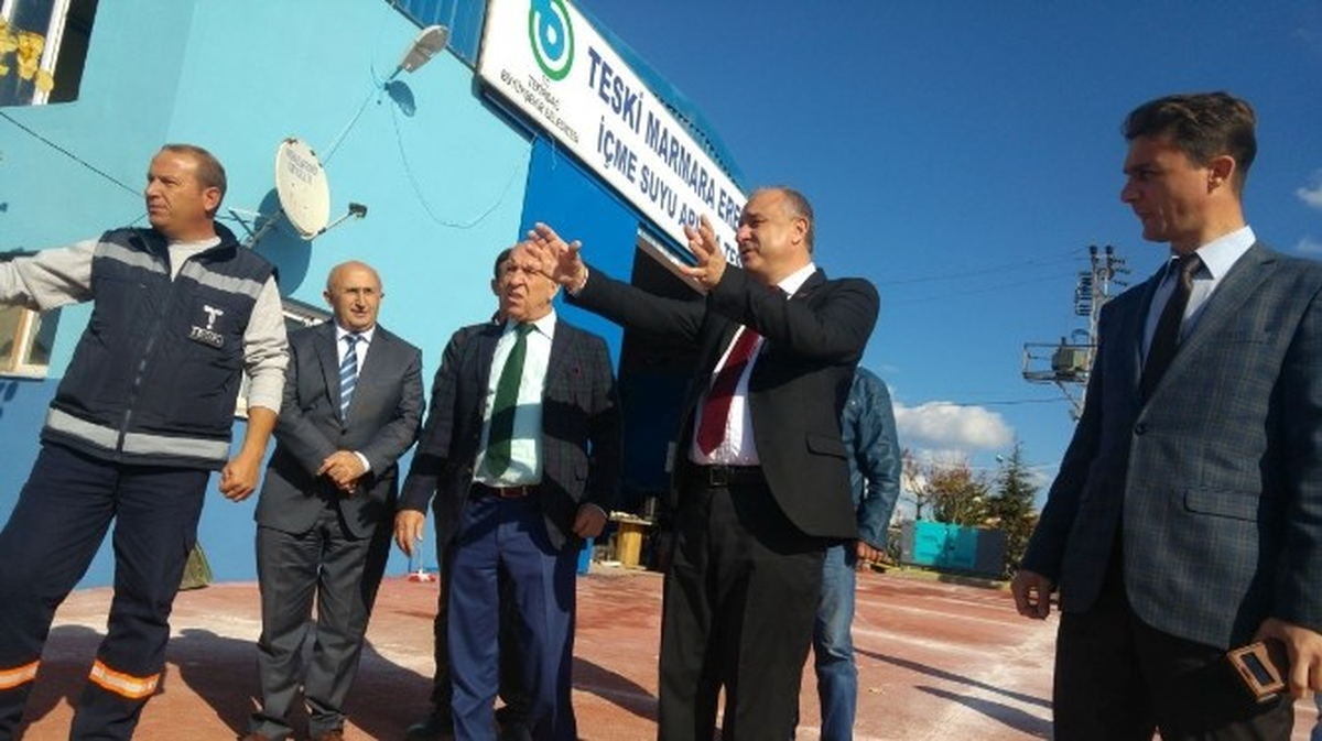 Genel Müdür Başa ve Başkan Uyan Teski\'nin Marmaraereğlisi Yatırımlarını İnceledi