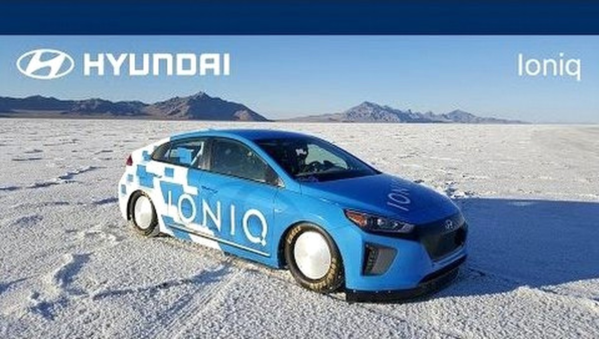 Hyundai Ioniq Hybrid\'ten Hız Rekoru!