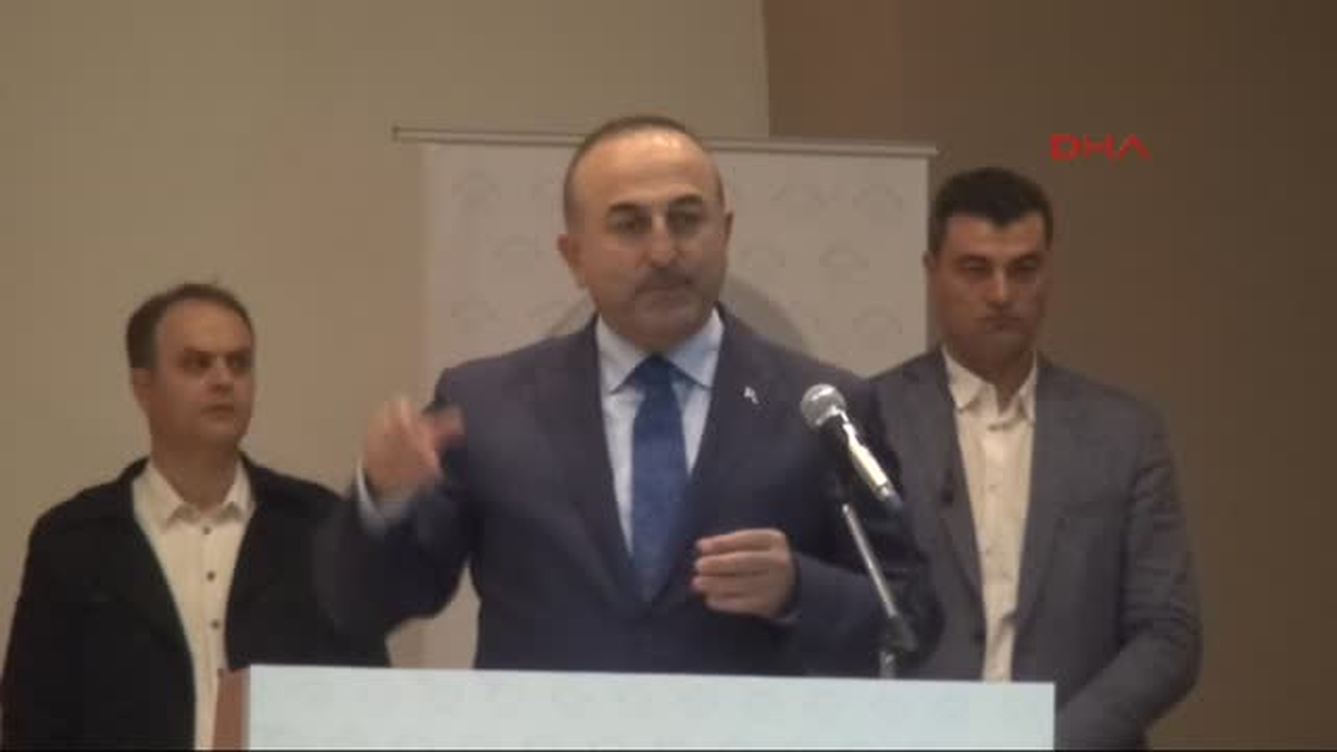 Izmir - Dışişleri Bakanı Çavuşoğlu\'ndan Avrupa\'ya Hdp Tepkisi