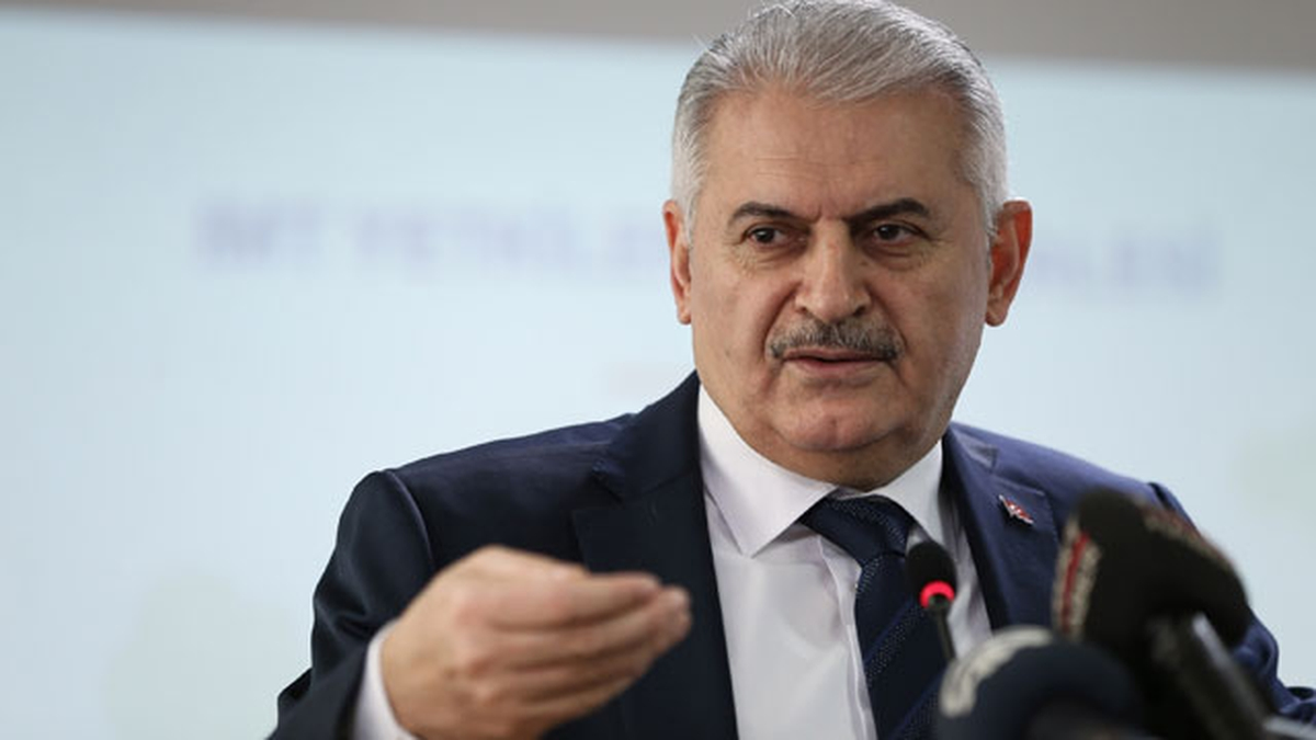 Aktüel Görüntü ) Başbakan Binali Yıldırım "Terörle Amansız Bir Mücadele Veriyoruz" -1