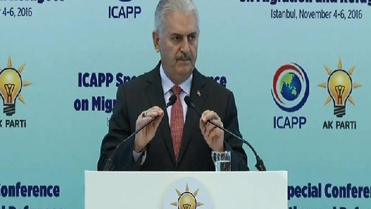 Aktüel Görüntü ) Başbakan Binali Yıldırım "Terörle Amansız Bir Mücadele Veriyoruz" -2