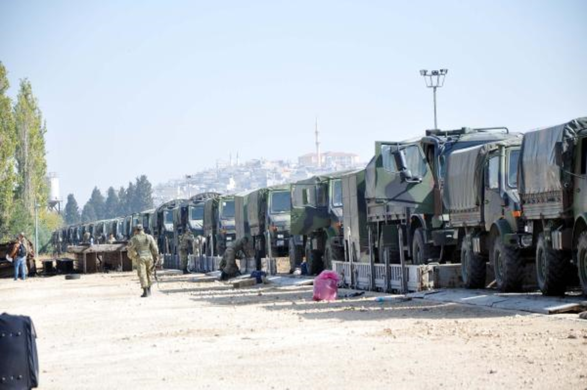 Ankara ve Çankırı\'dan Sevk Edilen Askeri Konvoy Gaziantep\'te