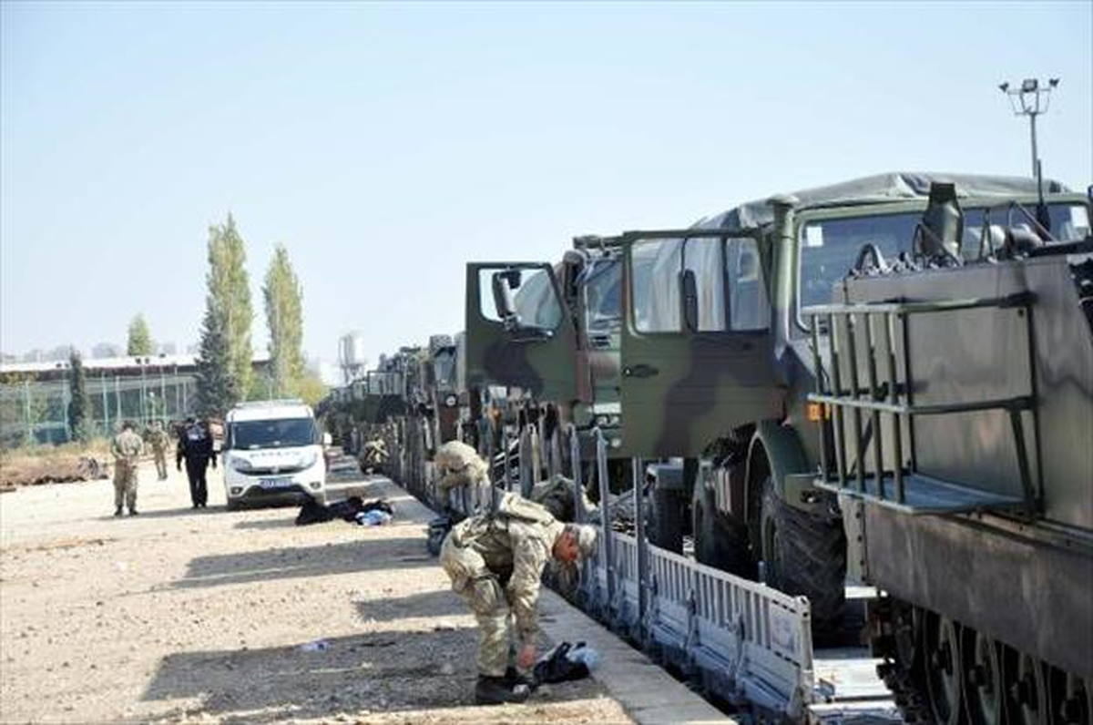Ankara ve Çankırı'dan Sevk Edilen Askeri Konvoy Gaziantep'te