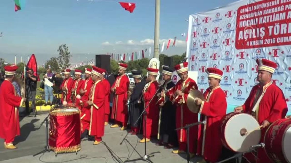 Azerbaycan-Karabağ Parkı ve Hocalı Soykırımı Anıtı Açılışı