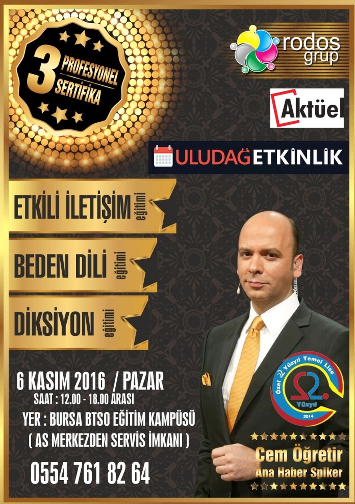 Cem Öğretir ile Beden Dili, Diksiyon, Etkili İletişim Eğitimleri