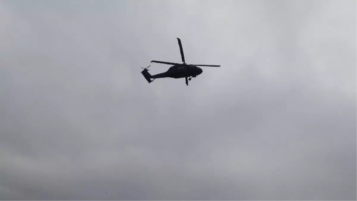 Demirtaş\'ı Getiren Helikopter Kentten Ayrıldı
